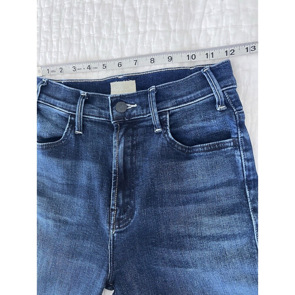 MOTHER Petite The Lil Hustler Ankle Jeans Heirloom Wash Size 25 EUC - Picture 5 of 8